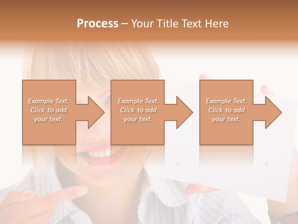 Hand White Holding PowerPoint Template