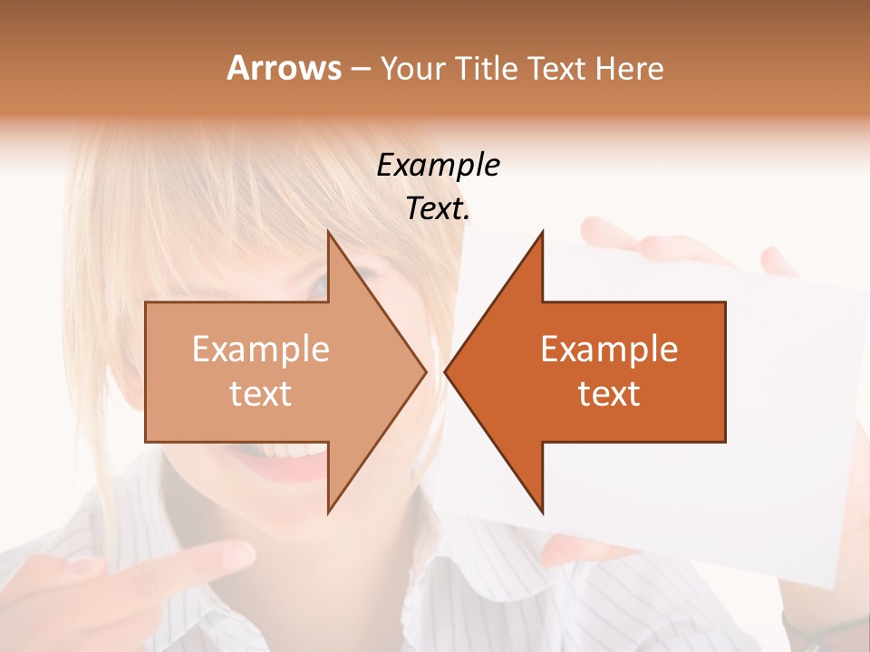 Hand White Holding PowerPoint Template