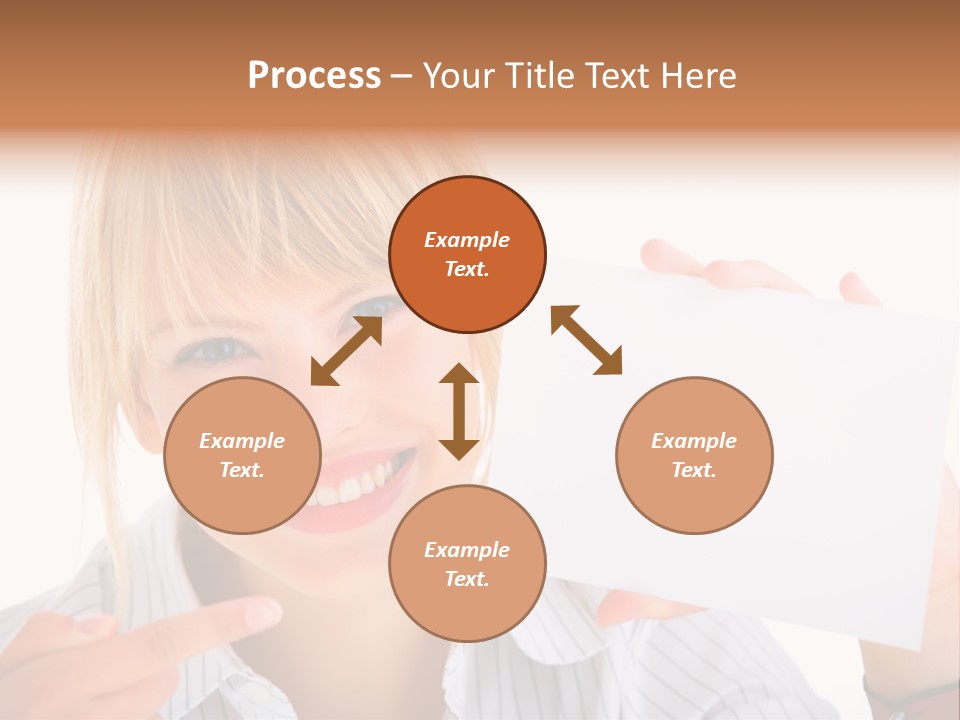 Hand White Holding PowerPoint Template