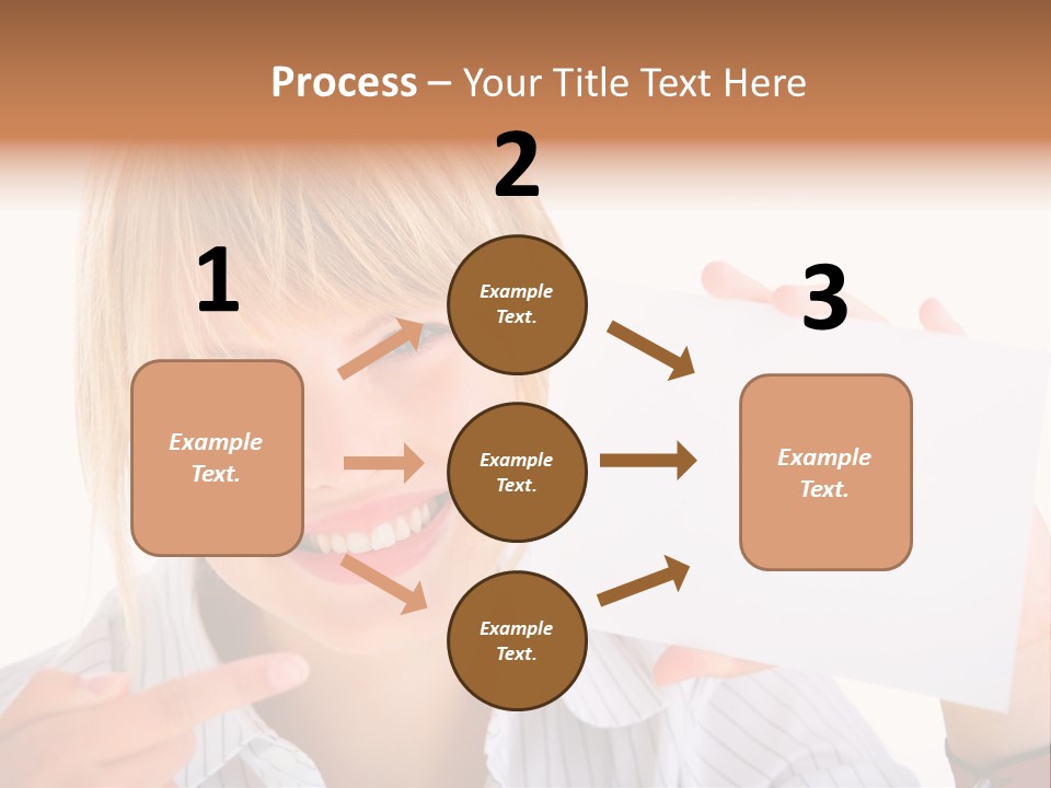 Hand White Holding PowerPoint Template