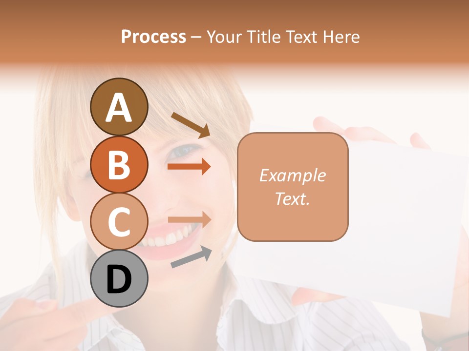 Hand White Holding PowerPoint Template