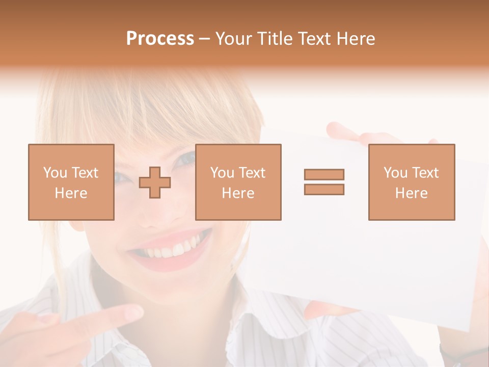 Hand White Holding PowerPoint Template