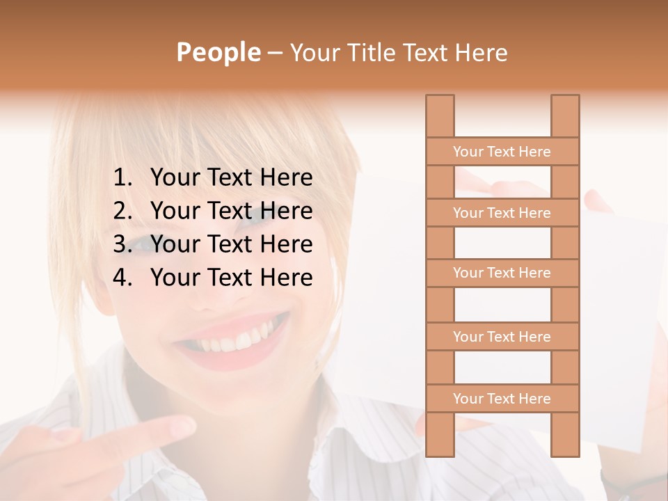 Hand White Holding PowerPoint Template