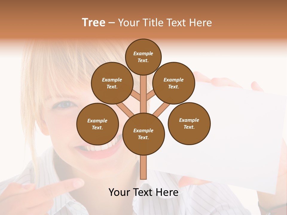 Hand White Holding PowerPoint Template