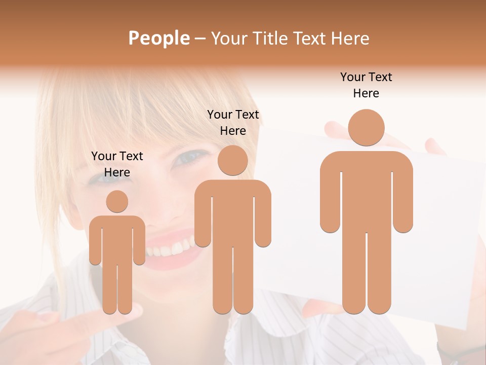 Hand White Holding PowerPoint Template