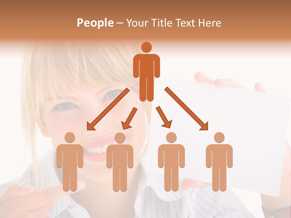 Hand White Holding PowerPoint Template