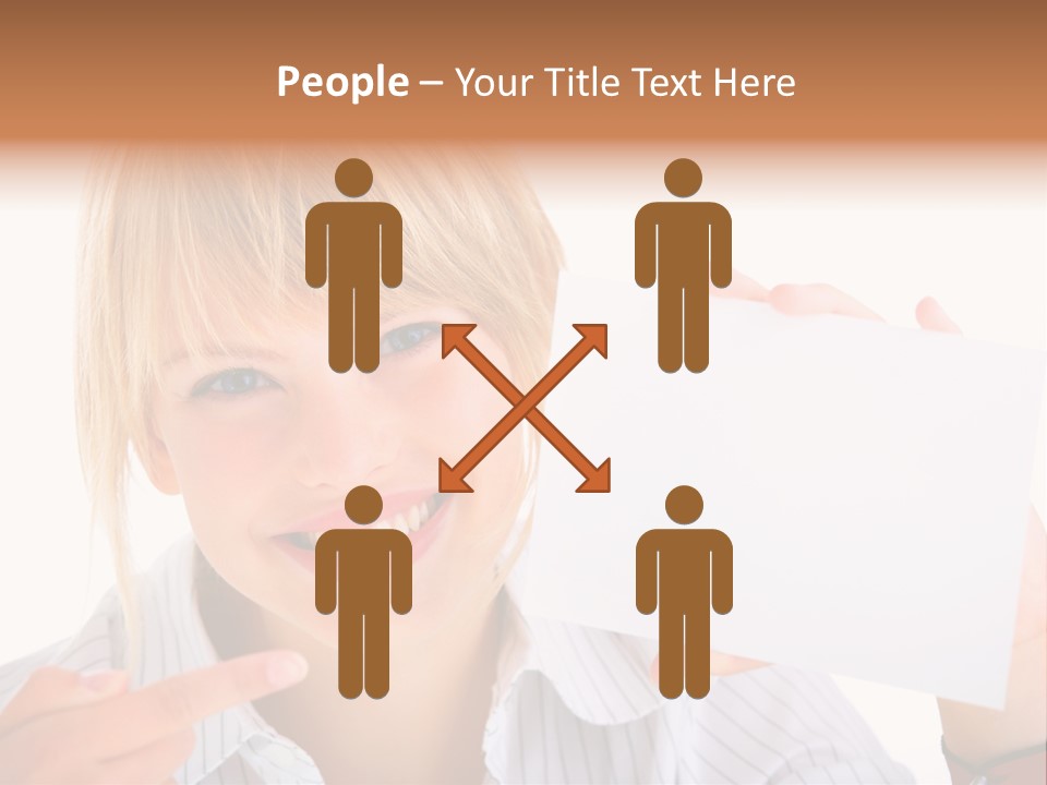 Hand White Holding PowerPoint Template