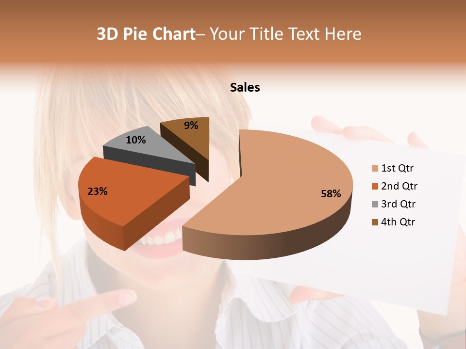 Hand White Holding PowerPoint Template