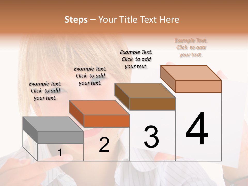 Hand White Holding PowerPoint Template