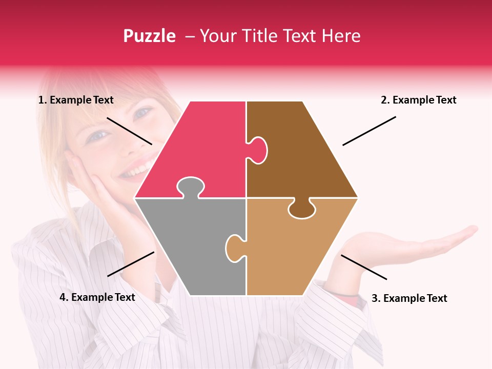 Friendly Corporation Caucasian PowerPoint Template