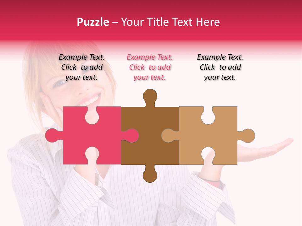 Friendly Corporation Caucasian PowerPoint Template