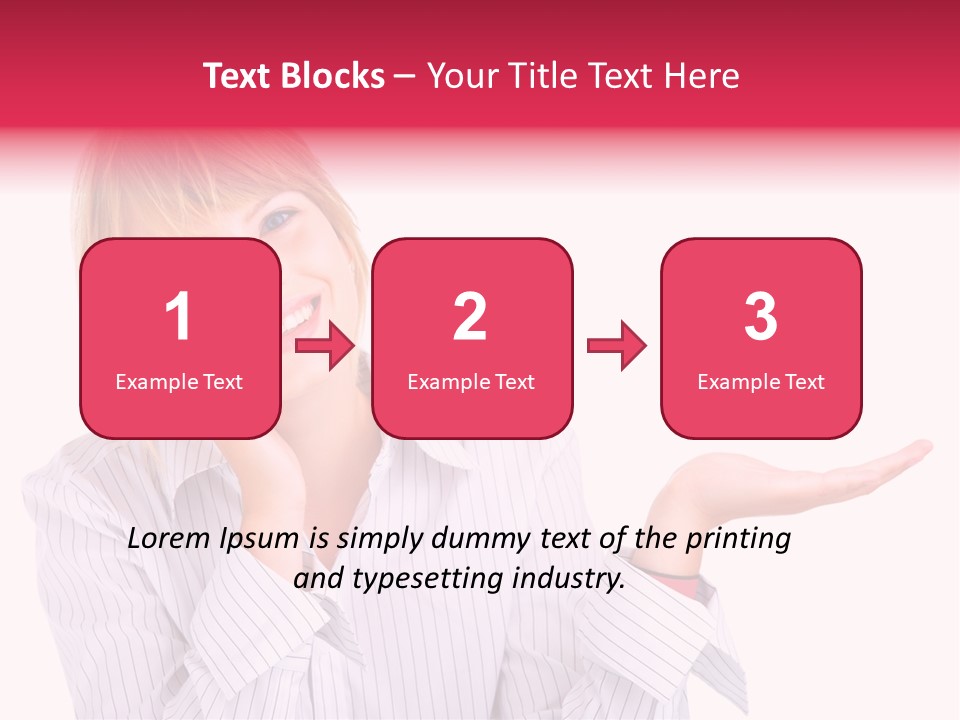 Friendly Corporation Caucasian PowerPoint Template