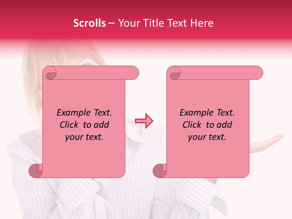 Friendly Corporation Caucasian PowerPoint Template