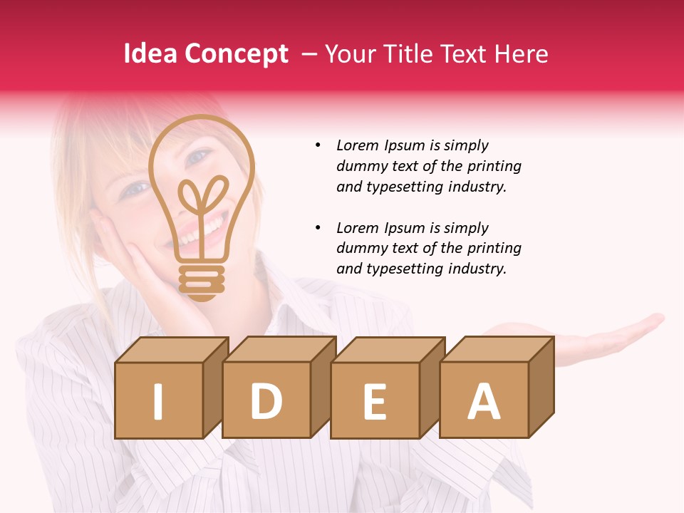 Friendly Corporation Caucasian PowerPoint Template