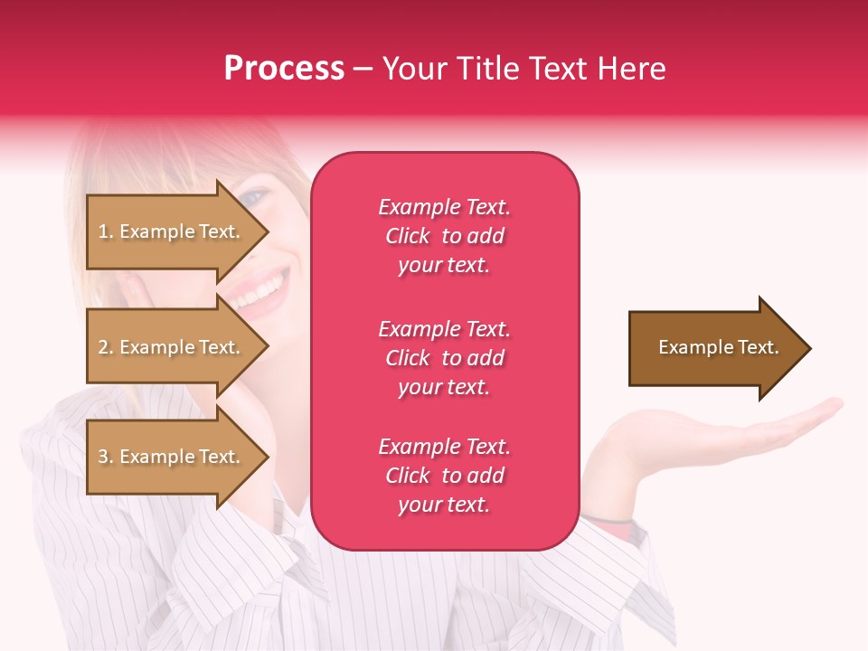 Friendly Corporation Caucasian PowerPoint Template
