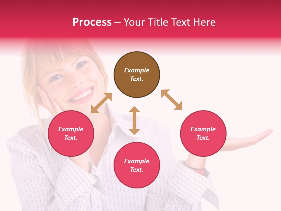 Friendly Corporation Caucasian PowerPoint Template