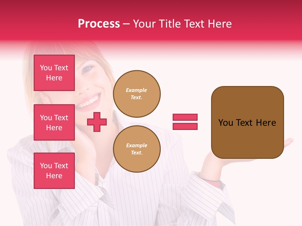 Friendly Corporation Caucasian PowerPoint Template