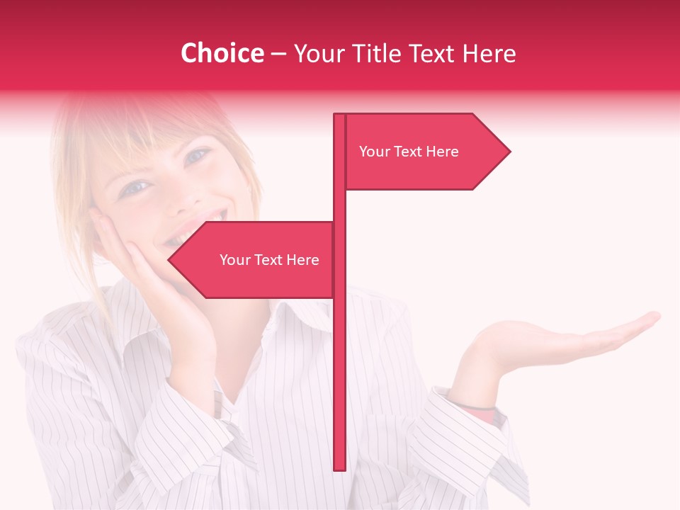 Friendly Corporation Caucasian PowerPoint Template