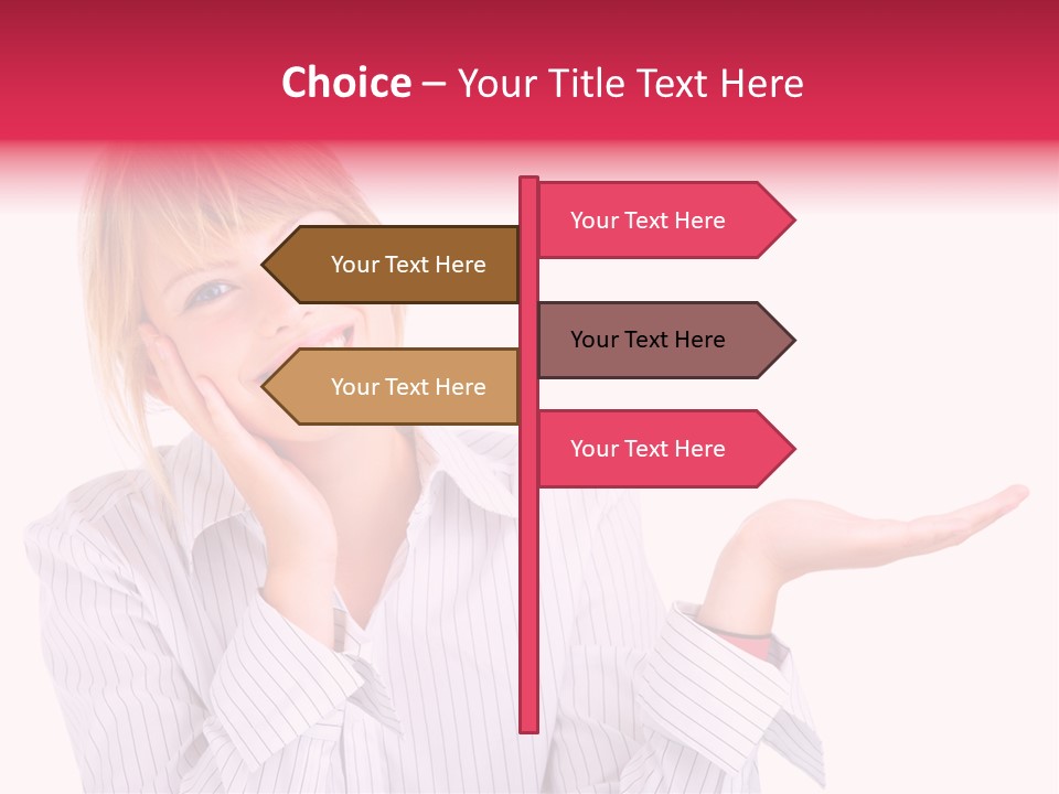 Friendly Corporation Caucasian PowerPoint Template