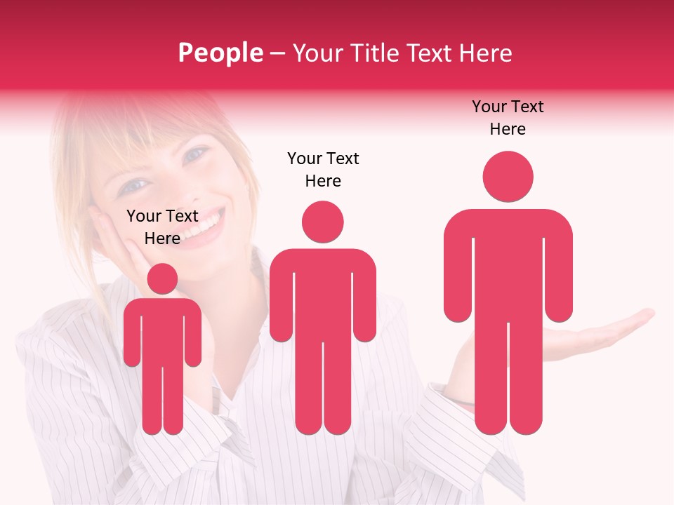 Friendly Corporation Caucasian PowerPoint Template