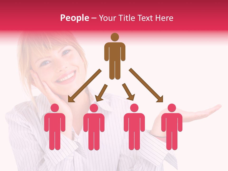 Friendly Corporation Caucasian PowerPoint Template