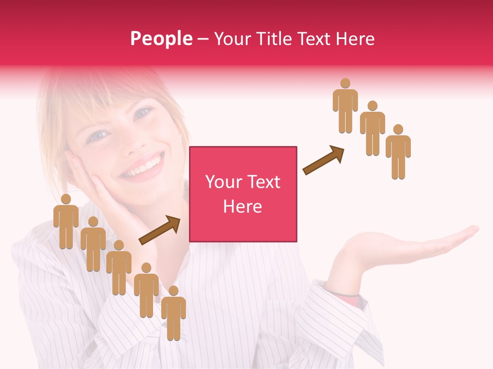 Friendly Corporation Caucasian PowerPoint Template