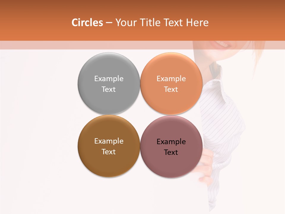 Attractive Person Portrait PowerPoint Template