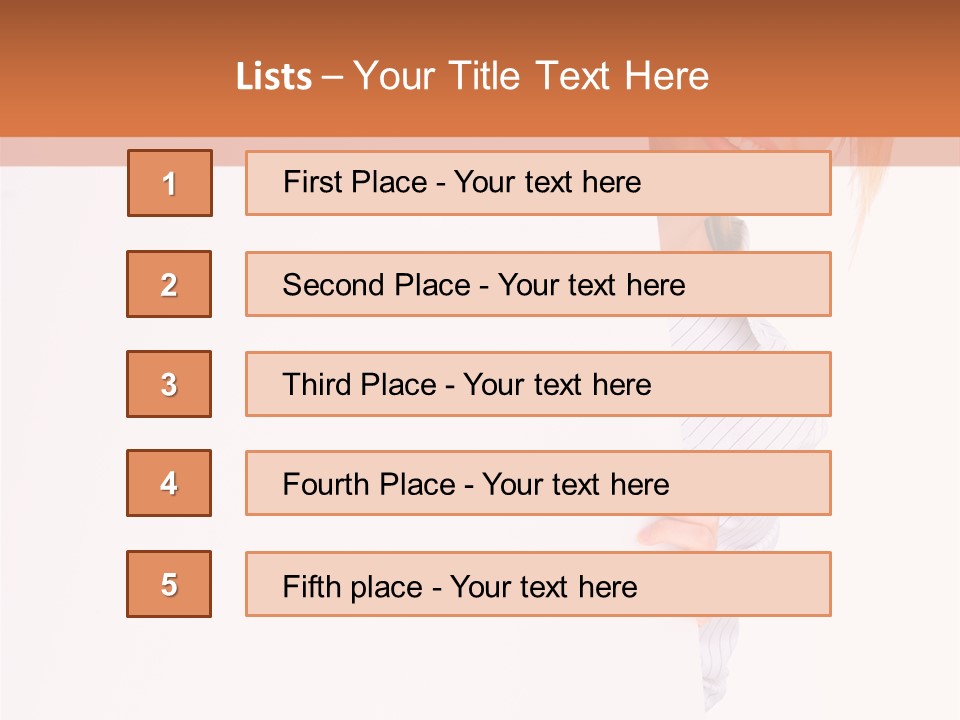 Attractive Person Portrait PowerPoint Template