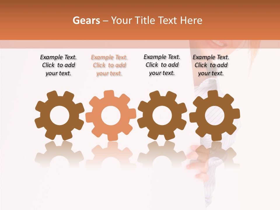 Attractive Person Portrait PowerPoint Template