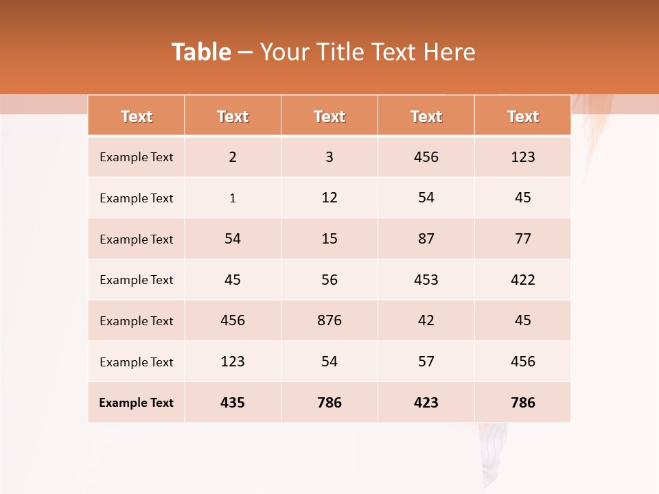 Attractive Person Portrait PowerPoint Template