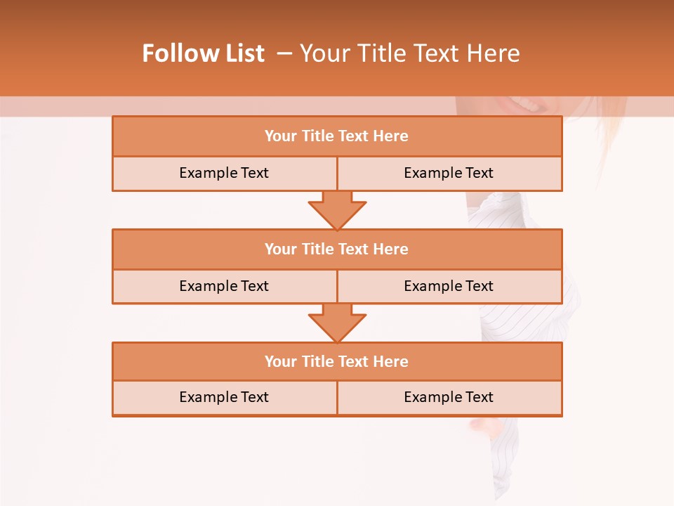 Attractive Person Portrait PowerPoint Template