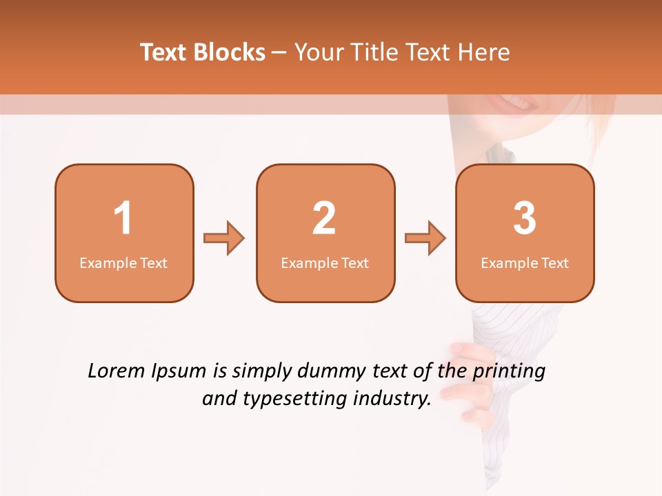 Attractive Person Portrait PowerPoint Template