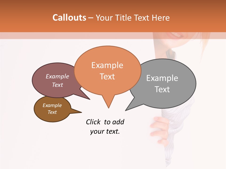 Attractive Person Portrait PowerPoint Template