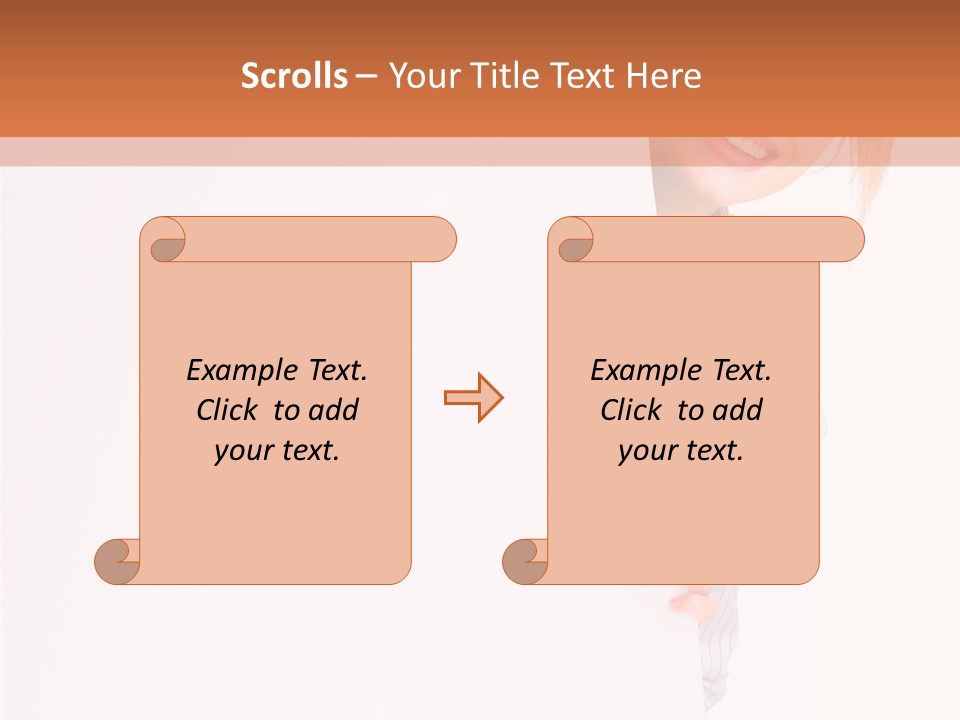 Attractive Person Portrait PowerPoint Template