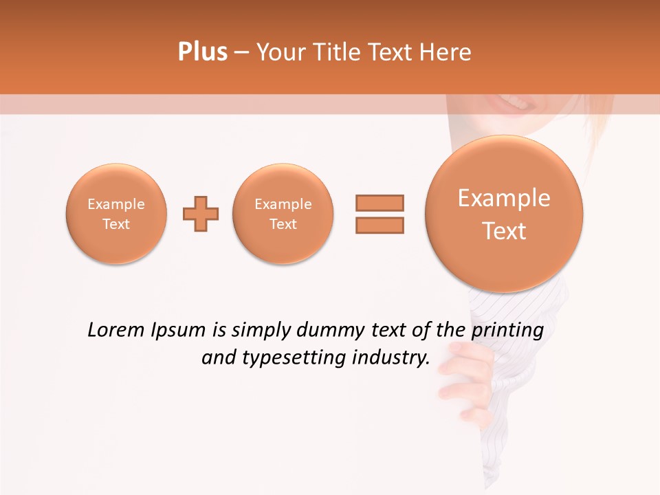 Attractive Person Portrait PowerPoint Template