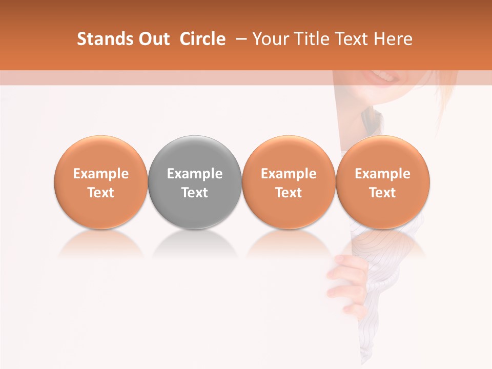 Attractive Person Portrait PowerPoint Template