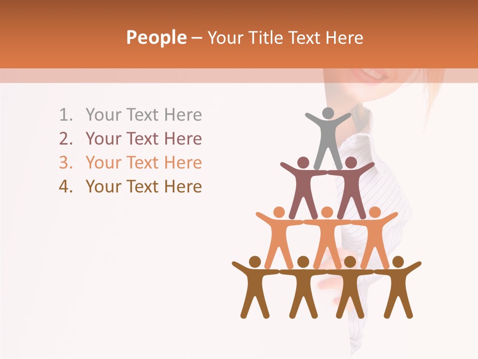 Attractive Person Portrait PowerPoint Template