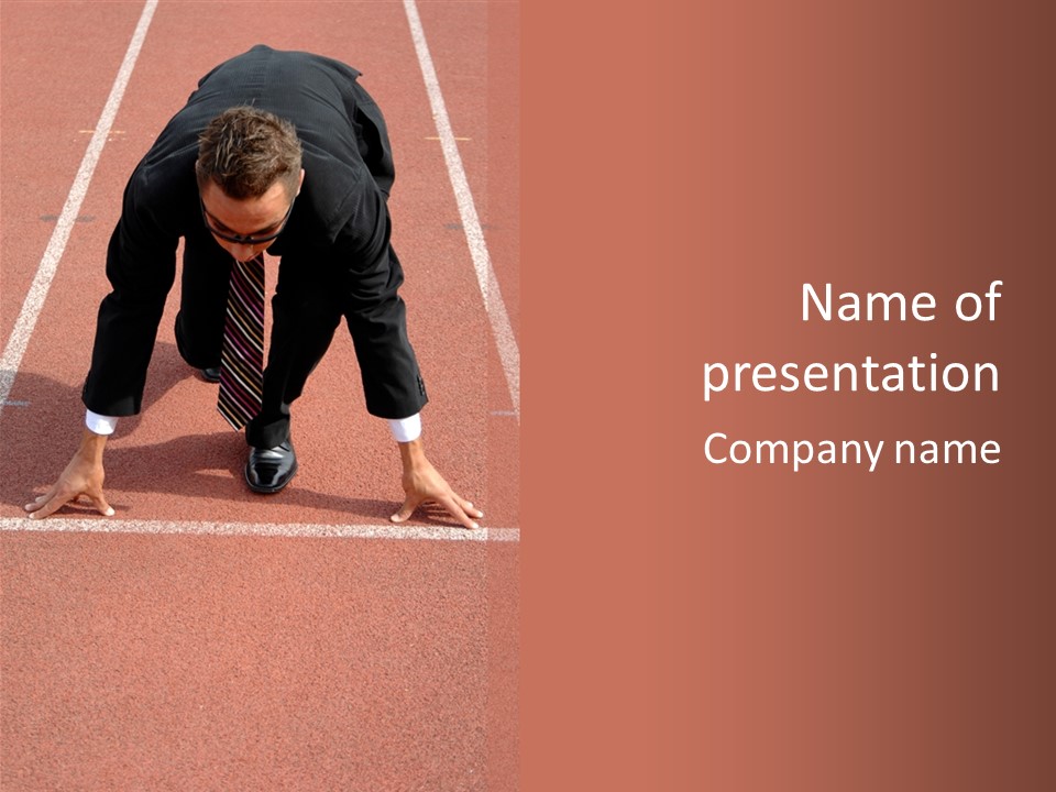 Business Competition Sport PowerPoint Template