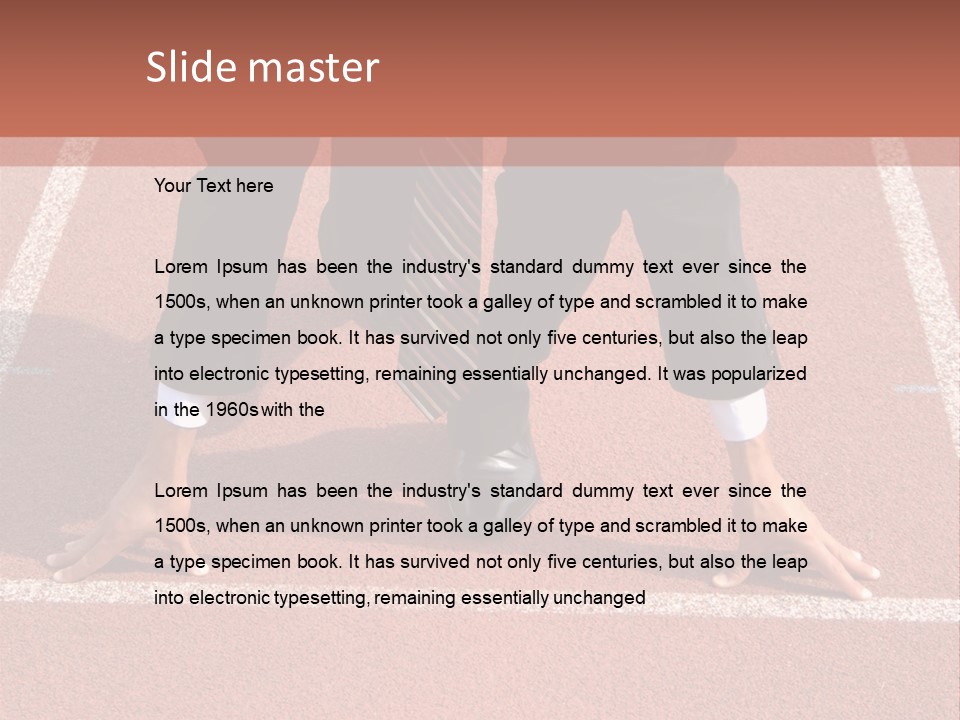 Business Competition Sport PowerPoint Template