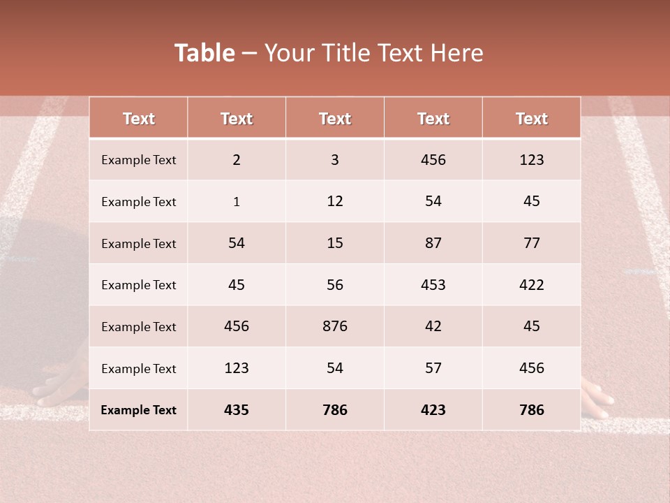 Business Competition Sport PowerPoint Template