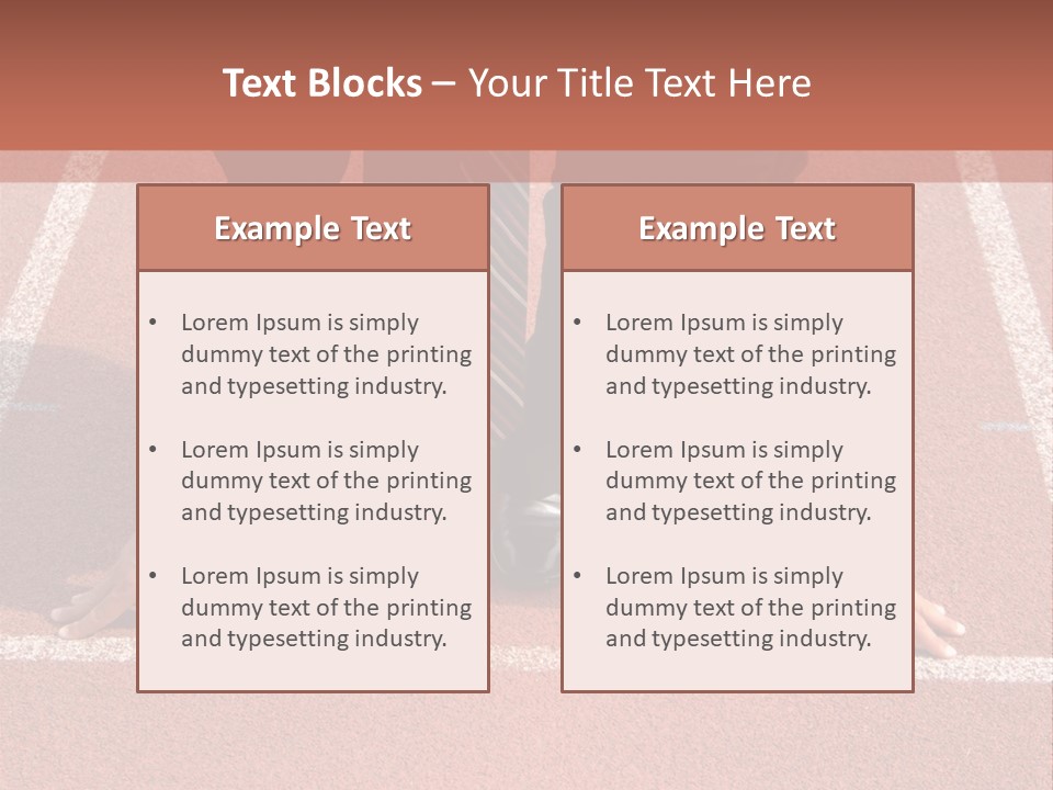 Business Competition Sport PowerPoint Template