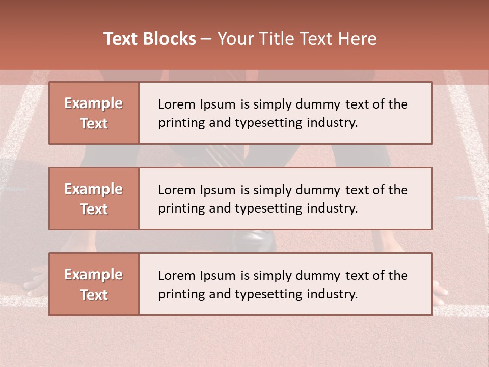 Business Competition Sport PowerPoint Template