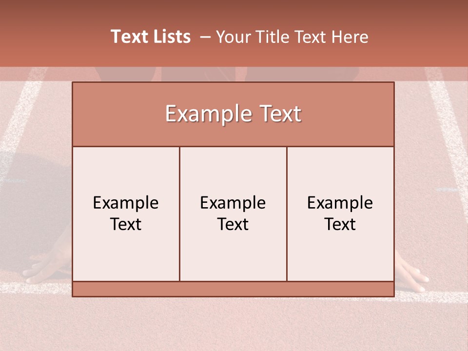Business Competition Sport PowerPoint Template