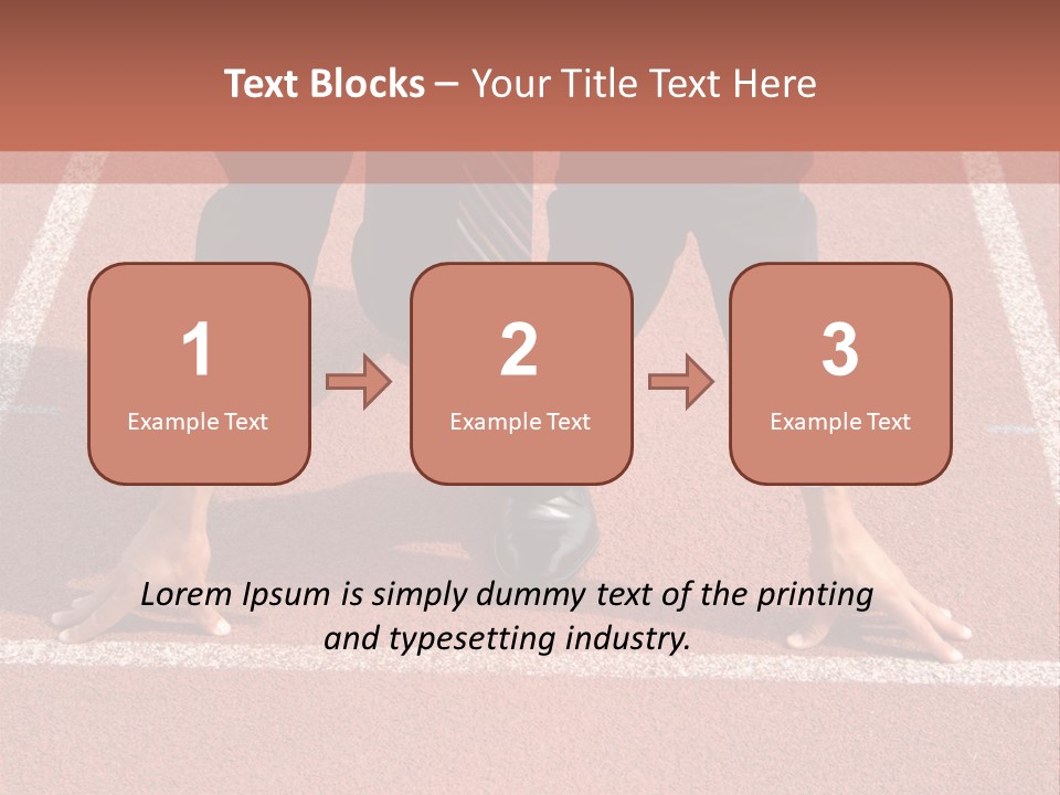 Business Competition Sport PowerPoint Template
