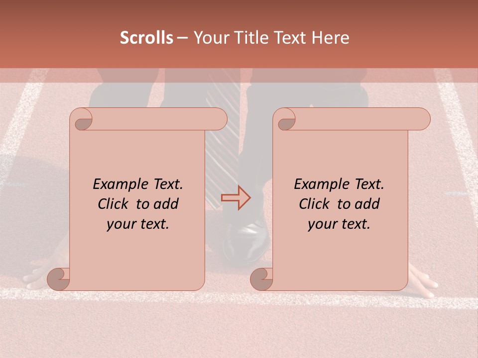 Business Competition Sport PowerPoint Template