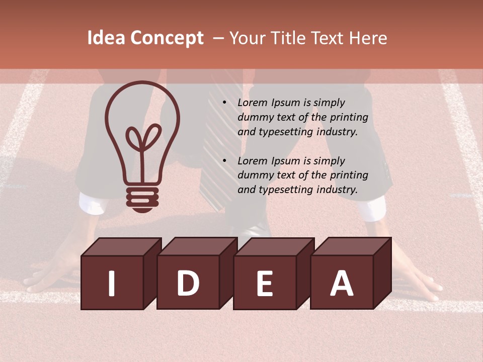 Business Competition Sport PowerPoint Template