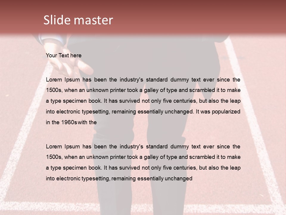 Sport Challenge Entreprise PowerPoint Template