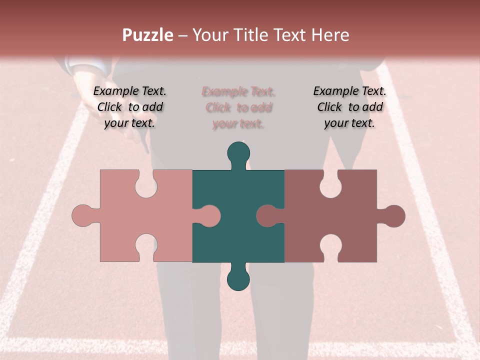 Sport Challenge Entreprise PowerPoint Template