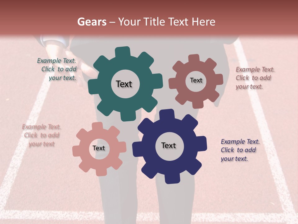 Sport Challenge Entreprise PowerPoint Template