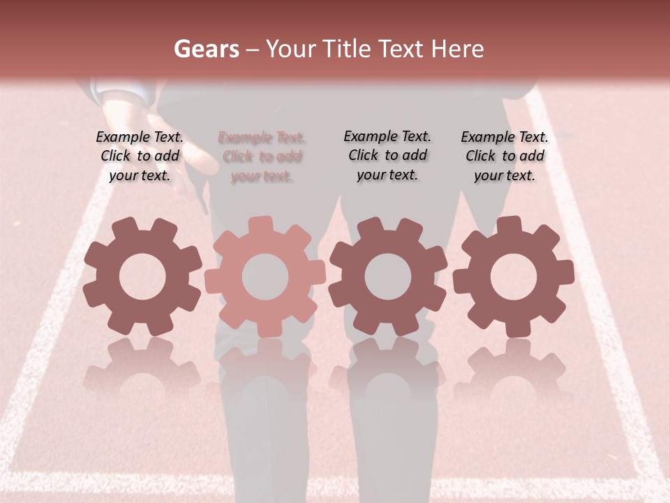 Sport Challenge Entreprise PowerPoint Template